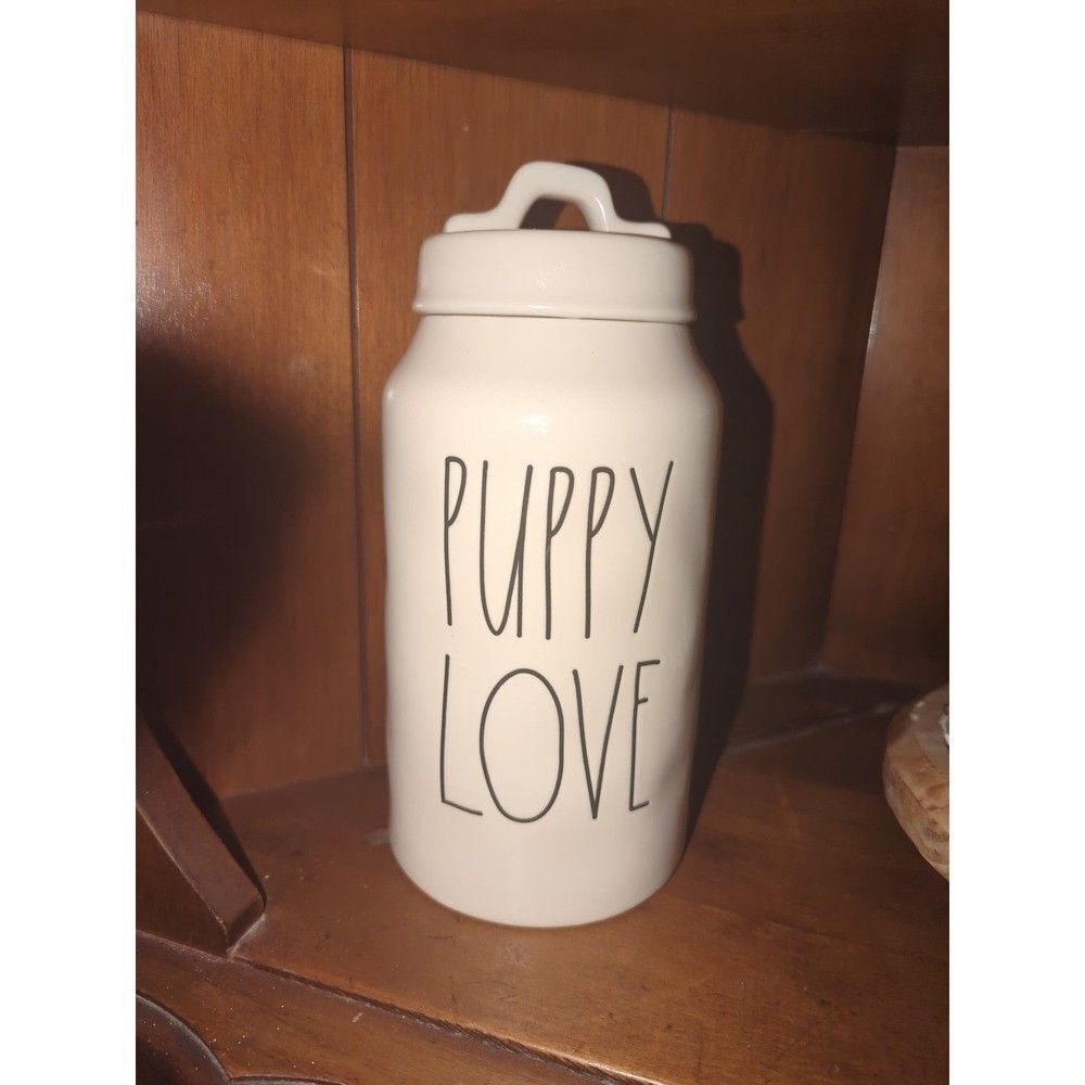Rae Dunn Puppy Love canister brand new